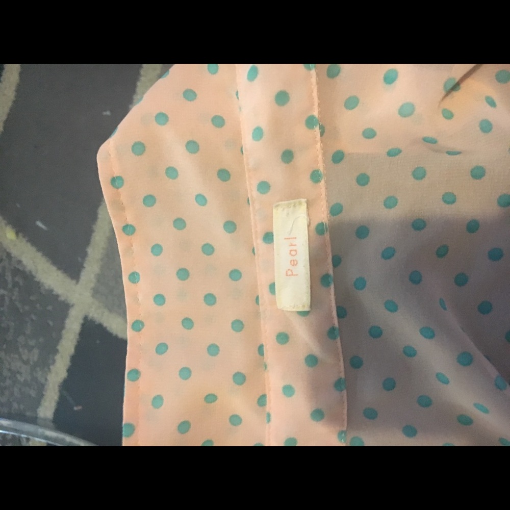 Polka dot crop top